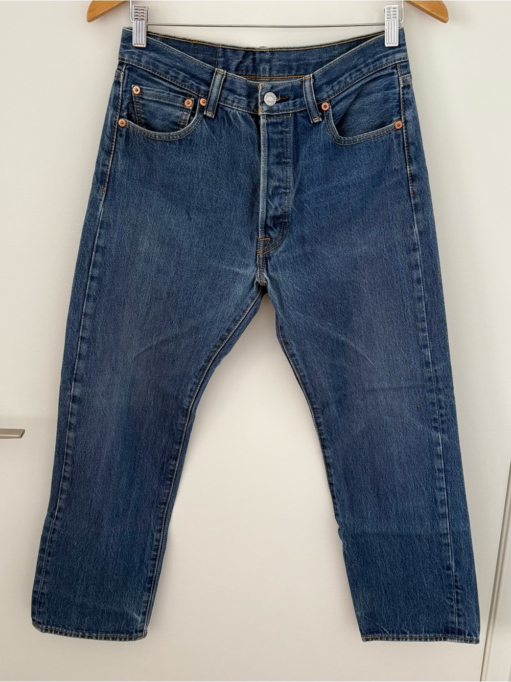 Vintage Levi’s 501 Jeans Distressed Dark Blue W31